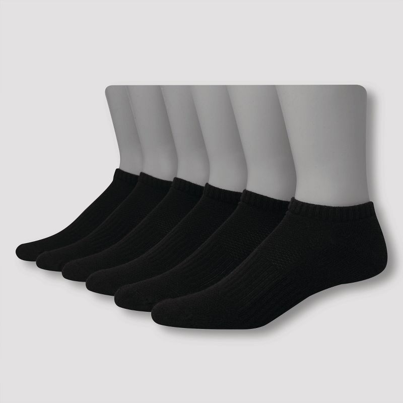 Men's Big & Tall Hanes Premium Performance Cushioned Low Cut Socks 6pk, 1 of 7