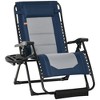 Outsunny Zero Gravity Lounger Chair, Folding Reclining Patio Chair with Cup Holder, Headrest, Footrest, for Poolside, Camping - 4 of 4