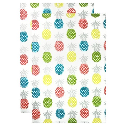 2pk Beehive Print Kitchen Towel - MU Kitchen