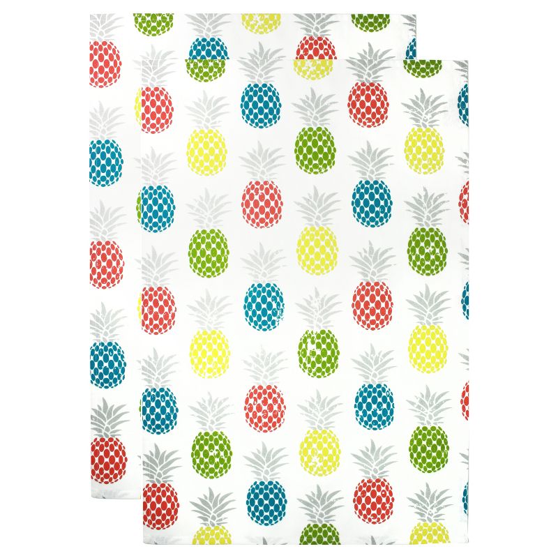 2pk Pineapple Print Kitchen Towels - MU Kitchen, 1 of 4