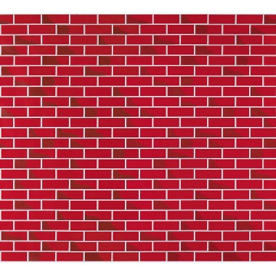 4pk 4'x12' Fadeless Bulletin Board Art Paper Tu-Tone Brick - Pacon