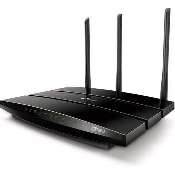 TP-Link AC1900 Smart Wi-Fi Router High-Speed MU- MIMO Router Dual Band Gigabit VPN Server Beamforming Black (Archer A9) Manufacturer Refurbished