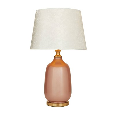 17" x 16" Glam Polyester Table Lamp Pink - Olivia & May