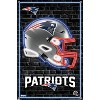 Trends International NFL New England Patriots - Neon Helmet 23 Unframed Wall Poster Prints - 4 of 4