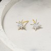 Pure Collection by Ross-Simons 0.15 ct. t.w. Diamond Star Stud Earrings in 14kt Yellow Gold - 2 of 4
