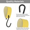 Unique Bargains Multi-Purpose Leather Metal Loop Coat S Hooks  for Wardrobe Clothes Rail Kitchen Bathroom 5Pcs - 3 of 4