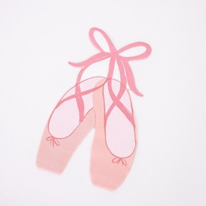 Meri Meri Ballet Slippers Napkins (Pack of 16) - 1 of 3