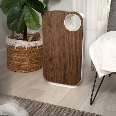 Dark Wood 3-Stage H13 True HEPA Air Purifier for 600 sq. ft.
