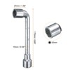 Unique Bargains 45# Steel Repairing L-Shaped Angled Double Ended Metric Hex Socket Wrench 20mm - 2 of 4