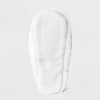 Adult Embroidered Faux Fur Christmas Slipper Socks with Grippers - Wondershop™ - 4 of 4