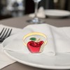 Unique Bargains Napkin Rings Stainless Steel Red Green Gold Tone 1 Pc - 3 of 3