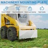 Skid Steer Attachment Plate Tractor Attachment Quick Attach Plate Compatible with Kubota and Bobcat Skid Steers and Tractors - 4 of 4