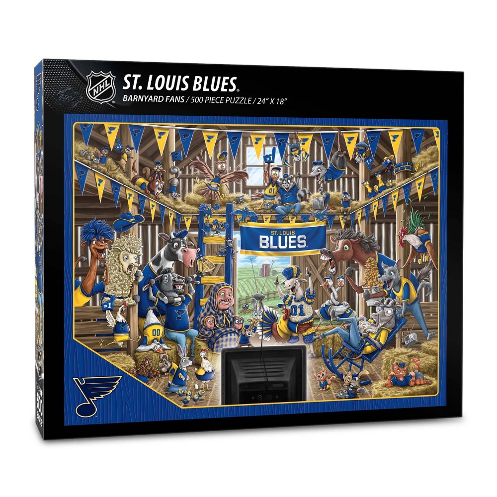 Photos - Jigsaw Puzzle / Mosaic NHL St. Louis Blues Barnyard Fans 500pc Puzzle