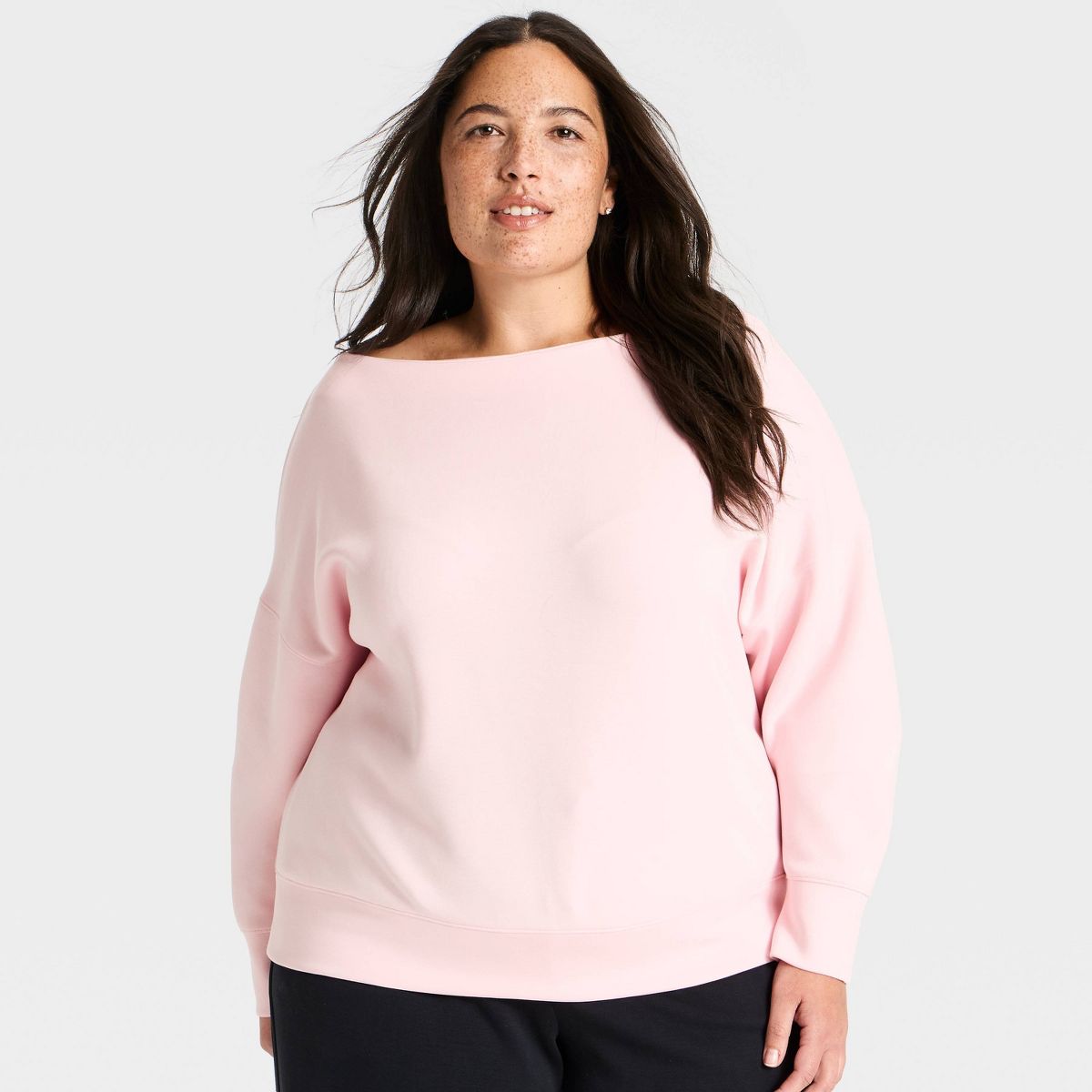 Women's Airy Sleek Boatneck Sweatshirt - All In Motion™ - thumbnail 9