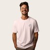 Dalix Ghost Life Embroidered Relaxed Heavy Soft Cotton T Shirt Mens - 3 of 4
