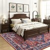 Vintage Boho Area Rug, Washable Print Distressed Rug Non Slip Low Pile Floor Carpet Indoor for Living Room Bedroom - 2 of 4