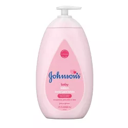 Johnson's Moisturizing Pink Baby Lotion with Coconut Oil - 27.1 fl oz