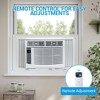 6000 BTU WiFi Window Air Conditioner, Silent Indoor Window Air Conditioner with Remote Control, 3 Air Speeds and 24 Hour Timer, Cools Up to 250 Sq. Ft - 2 of 4