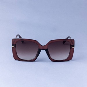 Women's Square Oversize Butterfly Plastic and Metal Sunglasses - A New Day™ - Walnut Brown: Maximum UV Protection, Medium Fit - 1 of 2