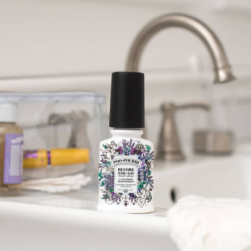 Poo-Pourri Toilet Spray - Lavender Peppermint - 2 fl oz, 5 of 9