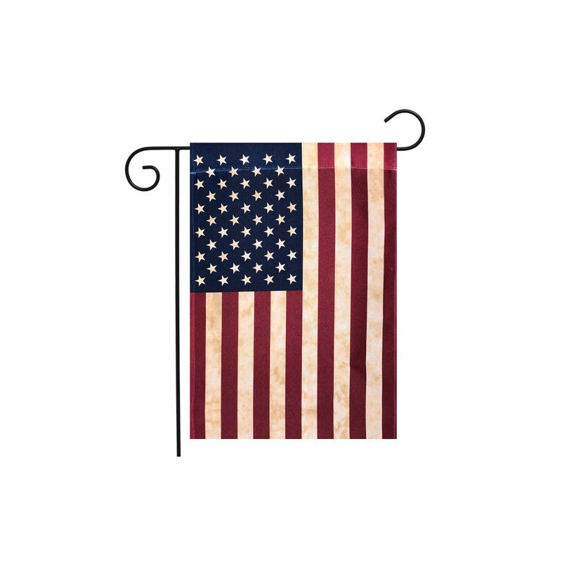 Briarwood Lane Tea Stained American Garden Flag American Flag 12., 2 of 4