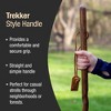Brazos Handcrafted Wood Walking Stick, Twisted Oak, Trekker Style Handle, for Men & Women, Made in The USA - 2 of 4