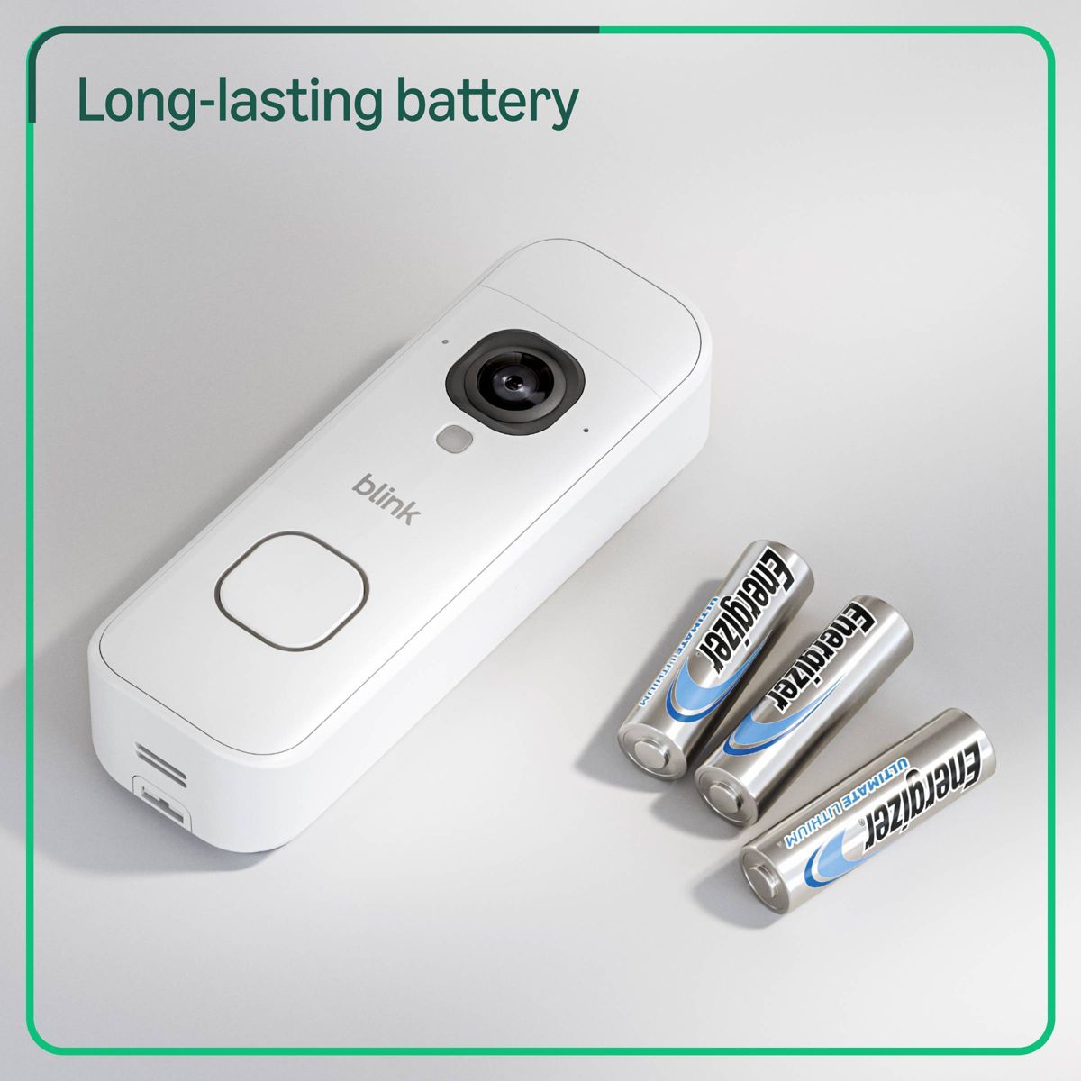 Blink Battery Doorbell 2K+ (White) Sync Module Core included — Wireless video doorbell, 2K resolution, enhanced audio - thumbnail 5
