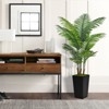 Aoibox Artificial Palm Tree with Black Planter - Faux Tropical Areca Floor Plant in Pot for Home Office Living Room Decor Indoor - 2 of 4