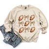 Simply Sage Market Coquette Football Chart Sweatshirt - 3 of 4