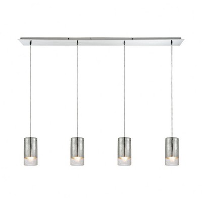 Elk Home Tallula 4 - Light Island Pendant Light in  Polished Chrome