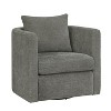 NicBex Swivel Barrel Chair with Back Cushion Accent Chair, Modern Luxury Living Room Chair Comfy Chair for Office, Bedroom - 2 of 4