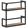 vidaXL Wall Shelf 23.6"x7.9"x23.6" Solid Reclaimed Wood - 4 of 4