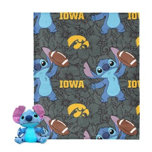 NCAA Enroll Stitch Hugger Pillow & Silk Touch Throw Blanket Set 40x50 Inches - 1 of 4