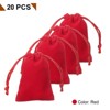 Unique Bargains Velvet Reusable Soft Jewelry Headphone Candy Drawstring Gift Bags 20 Pcs - 3 of 4