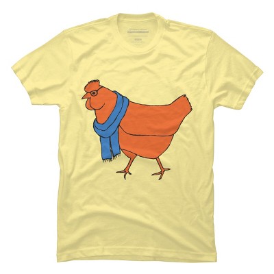 Men's Design By Humans The Hipster Chicken By TabithaDesigns T-Shirt