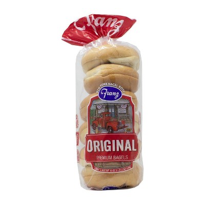 Franz Original Plain Bagels - 18oz/6ct : Target