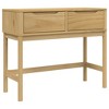 vidaXL Console Table Storage Living Room Hallway Furniture Solid Wood Pine - 2 of 4