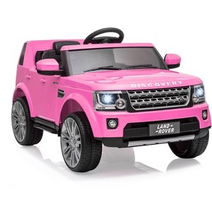 Licensed Land Rover Ride on Car, 12V 4.5MPH Ride on Toys for Toddler 3-8, Kids Electric Car with Parent Remote Control, Music Player, MP3, LED Lights - 1 of 4