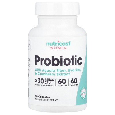 Nutricost Women, Probiotic, >30 Billion CFU, 60 Capsules