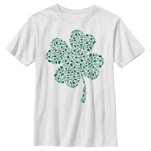 Boy's Mickey & Friends Shamrock Has All Your Friends T-Shirt - 1 of 4