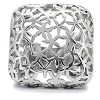 Slickblue Women's Stainless Steel Ring, No Stone, Polished Finish, No Plating, Size 5-10 - 3 of 4