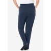 Woman Within Women's Plus Size 7-Day Knit Straight Leg Pant - 3 of 4