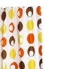 Carnation Home Fashions Extra Long "Madeline" Fabric Shower Curtain - Multi 70" x 84" - 2 of 3