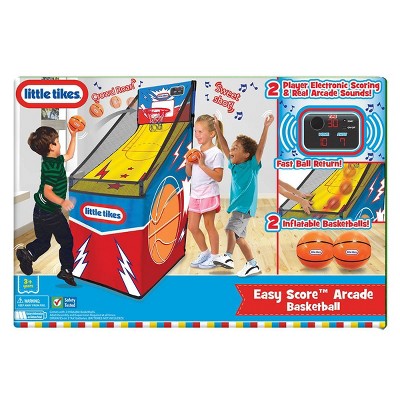 little tikes easy store basketball set