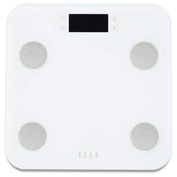 Elle Digital Bathroom Scale - Glitter White : Target