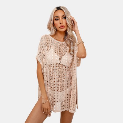 Women's Sheer Midi Swim Cover Up Dress - Cupshe : Target