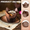 Unique Bargains Party Christmas Cake Muffins Paper Tulip Baking Cups 150 Pcs - 3 of 4