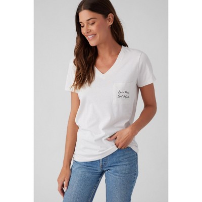 Sol Much Pocket V-Neck Tee
