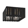 Livex Lighting Greenwich 4 - Light Flush Mount in  Black/Satin Brass - 4 of 4
