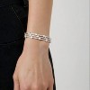 Silver Copper Crystal - Embellished Modern Women's Stretch Bracelet - 2 of 4